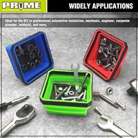 Plateau magnétique pliable en silicone, support magnétique flexible pour vis, pour réparation automobile et atelier