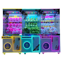 Grue jaune Arcade grande griffe pince prix vente jouet cadeau Console de jeu pour Game Center