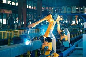 Machine de soudage automatique de poutres en H FANUC avec PLC et moteur 30KW, charge utile 10 KG, répétabilité 0,02 mm - Product Image 2