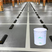 Revêtement liquide résistant à l'usure de peinture de plancher de granit époxyde imperméable pour l'application de plancher