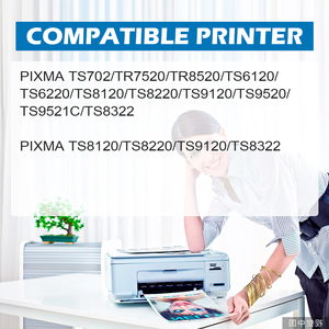 Cartucho de Tinta Compatible de Gran Volumen a Base de Tinte ShinColor PGI-<span class=keywords><strong>280</strong></span>/CLI-281 para Impresoras <span class=keywords><strong>Pixma</strong></span> Ts8120/Ts9120 - Product Image 3