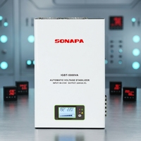 Stabilisateur d'Inverter IGBT 5000VA avec Écran LCD, 50/60Hz, Haute Précision, 220V, 0,5%, 100% Puissance, Monophasé