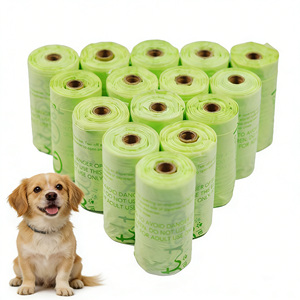 Custom 100% Biodegradable Disposable Dog Poop <b>Bags</b> Pet Waste <b>Bags</b> for Daily Walks - Product Image 1