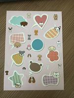 Etiquetas Adhesivas Decorativas para Cuadernos Escolares, Lindas Pegatinas de PP para Manualidades, Colecciones de Juguetes, Decoración Diaria del Hogar y Accesorios para Libros