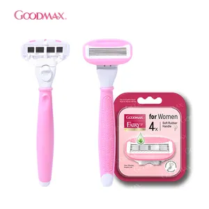 GOODMAX Hot Sell Non Slip Portable Women Blade Razor Cute Facial Razor Private Label Razor