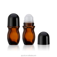 Flacon roll-on vide 30ml 50ml de premier choix, flacon en verre ambré pour essence 30ml