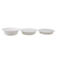 Bols à soupe jetables biodégradables en bagasse de canne à sucre et paille de blé, très demandés, pour snacks, bonbons, lait et salades