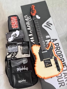 Guitarra Eléctrica Mojolnir Pixel de 8 Bits Zero P0, Cuerpo de Caoba, Diapasón de Palisandro, Mástil de Arce, 6 Cuerdas Pasivas de Alto Rendimiento - Product Image 2