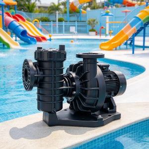 Pompe centrifuge commerciale pour piscine 25HP/30HP, raccord à bride, auto-amorçante, grand débit, filtre, pompe Aquarum - Product Image 1