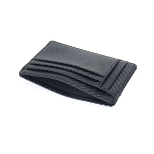 Nueva tendencia, tarjetero Unisex, monedero, logotipo impreso personalizado, función de bloqueo RFID delgada, Material principal, cuero PU - Product Image 4
