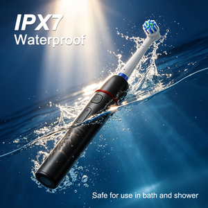 Spazzolino Elettrico da Viaggio Intelligente IPX7 Impermeabile Ricaricabile 5 Modalità Pieghevole Rotante Oscillante per Igiene Orale - Product Image 3