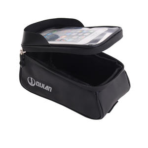 Bolsa para Tubo Superior de Bicicleta Cijian, Negra, Impermeable, con Bolsillo para Teléfono Celular, de Alta Capacidad, para Bicicleta de Montaña - Product Image 5