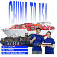 Importateurs et transitaires maritimes Chine-Émirats arabes unis, fret industriel, FBA, 3PL, fret en palette, entrepôt, DDP, DDU, livraison porte-à-porte, LCL, FCL