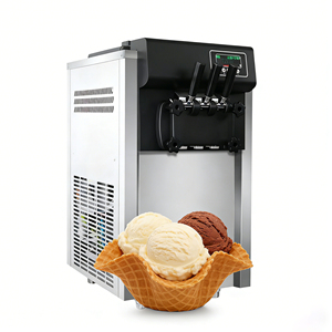 Máquina Eléctrica de Sobremesa para Helado Suave con Tres Asas, Diseño para Uso Comercial en Grandes Restaurantes, Cadenas de Restaurantes, Hoteles, Cafeterías, Alto Rendimiento - Product Image 1