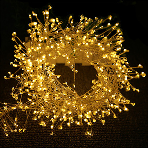 Offres Spéciales 400L blanc chaud glaçon lumière led <span class=keywords><strong>guirlande</strong></span> lumineuse avec <span class=keywords><strong>adaptateur</strong></span> IP44 étanche pour décoration <span class=keywords><strong>de</strong></span> noël guirlandes lumineuses - Product Image 5