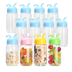 Hot Selling Rabbit Shaped Food Candy Storage PP Plastic Bottle High Quality Multipurpose 350ml
