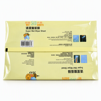 Emballage personnalisé pour lingettes humides avec logo, sachet aseptique thermoscellable à soufflet latéral pour lingettes pour bébés, couches, tampons, multipack