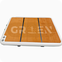Dock flottant gonflable de point de chute de haute qualité pour la taille personnalisée de bateau de jet ski de yacht pour le divertissement de lac de mer