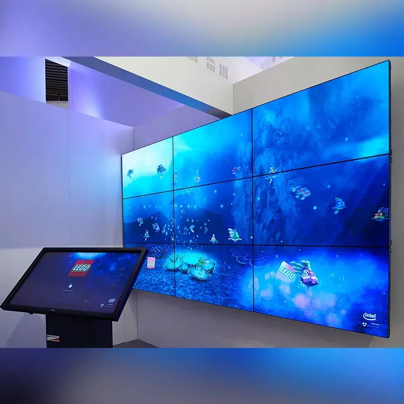 Trung Quốc 46 49 55 inch video liền mạch Full HD trong nhà LED hiển thị LCD quảng cáo bức tường video