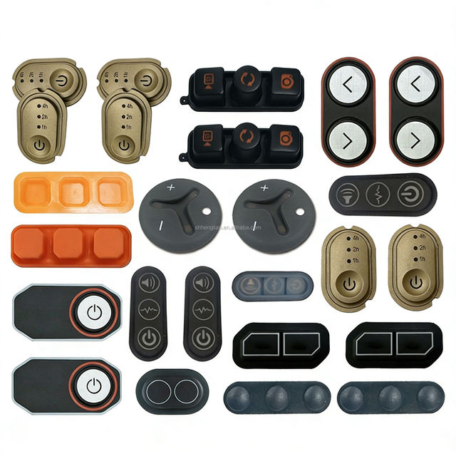 Factory Custom Rubber Keycap Mold Making Remote Control Keyboard Touch Switch Single-Color Single-Point Waterproof Flexible Soft