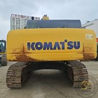 Excavatrice Komatsu PC350-8 d'occasion certifiée d'origine japonaise, tracteur lourd sur chenilles avec fonctionnalités supplémentaires