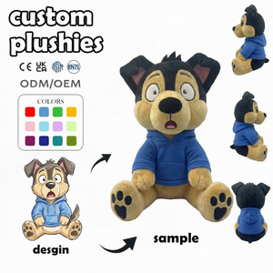 Custom Plush <strong>Toy</strong> Doll Make Stuffed Glasses Overalls Girl Trending Items in Cultural and Creative Stores Custom Plushie <strong>Dog</strong> <strong>Toy</strong> - Product Image 6