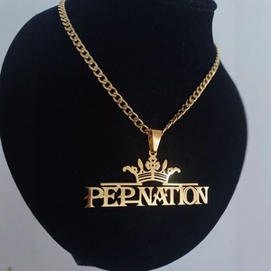 Collar con Nombre Personalizado, Chapado en <span class=keywords><strong>Oro</strong></span> <span class=keywords><strong>de</strong></span> 18K, Acero Inoxidable, <span class=keywords><strong>Cadena</strong></span> <span class=keywords><strong>de</strong></span> Doble Capa, Joyería, Regalo <span class=keywords><strong>para</strong></span> Mujeres y Niñas - Product Image 3