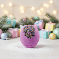 Bombes de bain bio de luxe 100% naturelles, huile parfumée apaisante, aide au sommeil relaxante, hydratante, rondes, poids personnalisé, cadeau spa à domicile