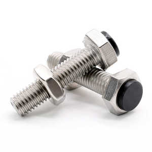 SUST 304 Edelstahl Sechskantschraube Polyurethan Anti-Kollisions-Puffer Begrenzungsschraube Größe 3-12 - Product Image 3