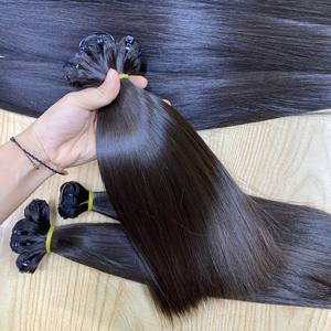 Premium Vietnamese Natural Straight Weft: Silky Smooth & Full Stretched Lengths - Product Image 1