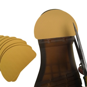 แผ่นป้องกันรองเท้า ป้องกันการสึกหรอ แผ่นกันลื่นแบบเงียบ ลายตาราง ลดเสียงรบกวน - Product Image 1