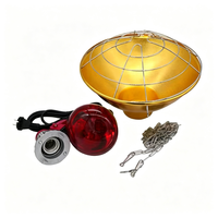 Lampe chauffante pour bétail, lampe chauffante pour poulailler avec grille de protection
