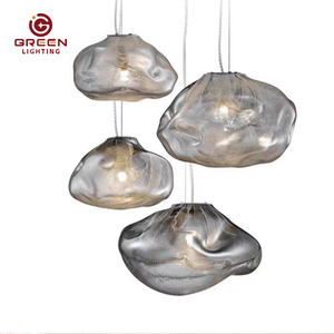 Lámparas de <span class=keywords><strong>Techo</strong></span> Minimalistas de Estilo Nórdico para <span class=keywords><strong>Comedor</strong></span>, Lámparas Colgantes LED de Vidrio, Modernas y de Diseño - Product Image 6