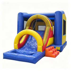 Hot Sale Eco-Friendly <b>Inflatable</b> Castle Combo Pool Slide PVC Material 8m Size 800kg Capacity 12-Person for Commercial Party - Product Image 1