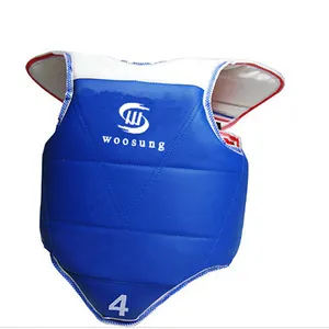 Sample free shipping chinese suppliers custom logo taekwondo equipment taekwondo chest guard for training