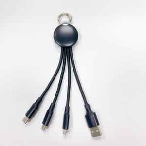 Cable de Carga USB 3 en 1 con Luz, Carga Rápida de 20W, Cable de Carga Multifuncional con Logotipo Personalizado - Product Image 6