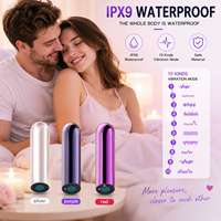 AOLAN Mini Bullet Vibrator 10 Frequenzen IPX9 Wasserdicht Magnetische Aufladung Geräuschlos Umweltfreundlich Realistisches Gefühl für Frauen Sexspielzeug