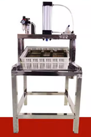 Presse à fromage et tofu pneumatique monocylindre, machine à tofu, facile à utiliser, 220V/50Hz, 165KG, utilisation en ligne laitière