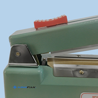 PFS200D Machine de scellage de coupe manuelle à mi-couteau pour sacs en polyéthylène grand transformateur en cuivre semi-automatique pour film de papier