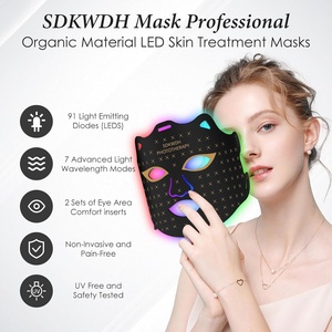 Masseur facial portable à sept couleurs de photons, rajeunissement, utilisation à domicile, instrument de beauté transfrontalier pour le blanchiment du visage, masque - Product Image 3