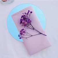 Serviette de table carrée moderne en coton et polyester 40x40cm, couleur unie, réutilisable pour hôtel, mariage, fête, restaurant, décoration de table