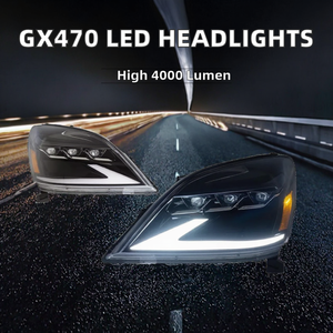 FOR GX470 LED <b>Projector</b> Headlights Daytime Running <b>Lights</b> 12V New 5000K Natural White Automotive Accessories 2003-2009 12v LED H - Product Image 3