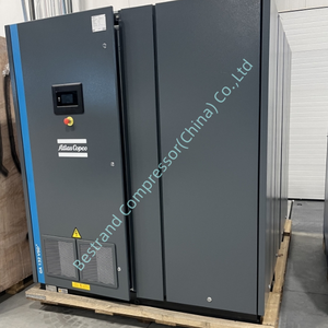 Compresseur d'air à vis à économie d'énergie <span class=keywords><strong>Atlas</strong></span> Copco série GA 26 kW, 27-136,6 CFM à 13 bar pour machine CNC, type stationnaire - Product Image 5