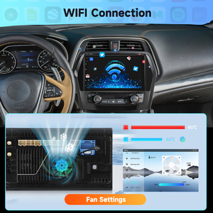 <span class=keywords><strong>Radio</strong></span> para Auto Podofo para Nissan <span class=keywords><strong>Maxima</strong></span> 2016-2017, 10'', Qualcomm, 4+64G, 8 Núcleos, CarPlay/Android Auto Inalámbrico, GPS, WiFi, 4G, Ventilador de Refrigeración - Product Image 3