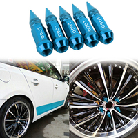 Écrous de roue de voiture à pointes en acier inoxydable, type tuner, allongés
