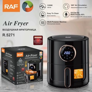 Friteuse à air chaud Premium RAF, sans huile, à vapeur, avec revêtement en acier inoxydable, personnalisable, 5 litres, mini friteuses à air chaud - Product Image 6