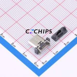 HC-TYPE-C-16P-LC07A USB Connector Through hole Component (THT) Connector Type-C Female Through Hole 16P - Product Image 2