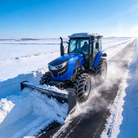 Tractor Compacto Multiusos 4x4 de Alta Resistencia, Aprobado por la EPA y la CE, para Jardín y Granja, con Motor Diésel de 50HP y Bomba de Rendimiento Confiable