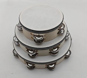 Wholesale 4/6/7/8/10inch Adults Hand Single Row Held Tambourine <strong>Drum</strong> for <strong>Wedding</strong> - Product Image 2