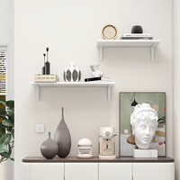 Étagères flottantes en bois pour chambre à coucher, bureau à domicile, cuisine, rangement mural, étagères flottantes en bois pour salon